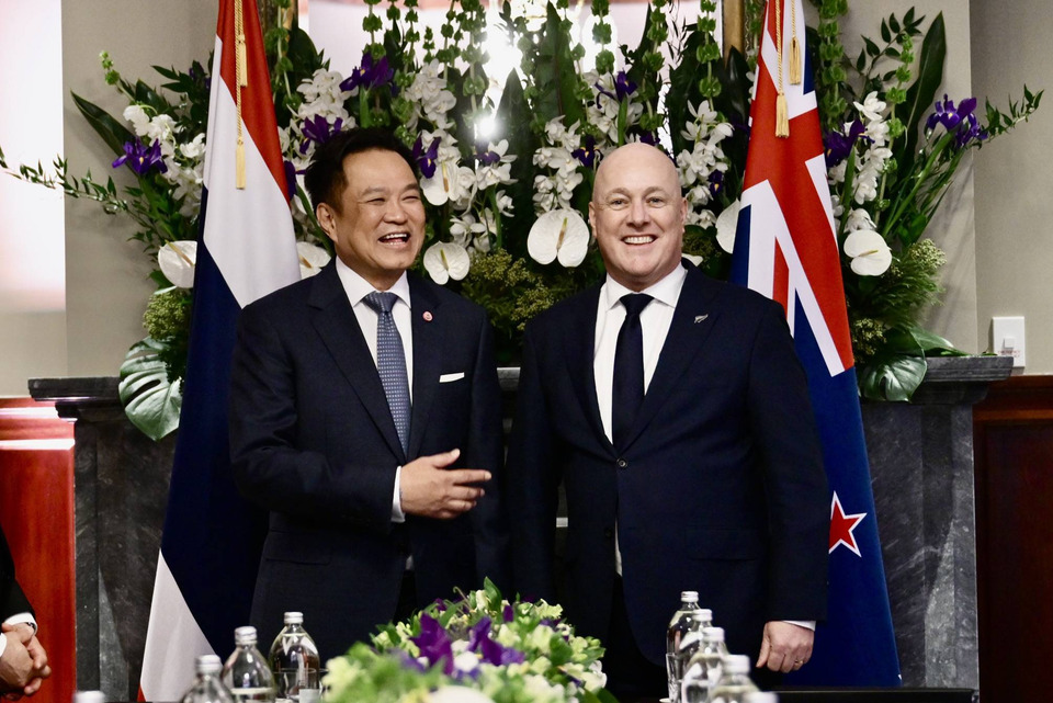 ไทย–นิวซีแลนด์ยกระดับ “หุ้นส่วนทางยุทธศาสตร์” ตั้งเป้าการค้า 2.46 แสนล้าน ฟื้นบินตรง กทม.–โอ๊คแลนด์ ปี 70