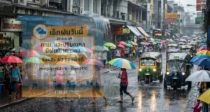 เตือนชาวกรุงเทพฯ-ปริมณฑล ฝนถล่ม 60% ของพื้นที่ ย้ำรับมือฝนตกหนักถึงหนักมากและลมกระโชกแรง